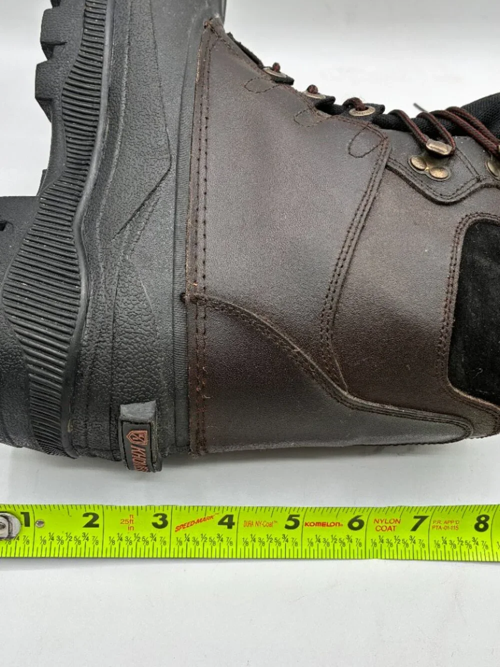 Khombu Tundra KH Black Waterproof Leather & Synthetic Snow Boots Men's Size 8M